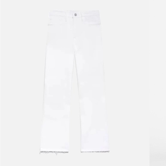 NWT FRAME DENIM LE JANE HI-RISE STRAIGHT FIT SIZE 30 IN BLANC - Picture 14 of 14